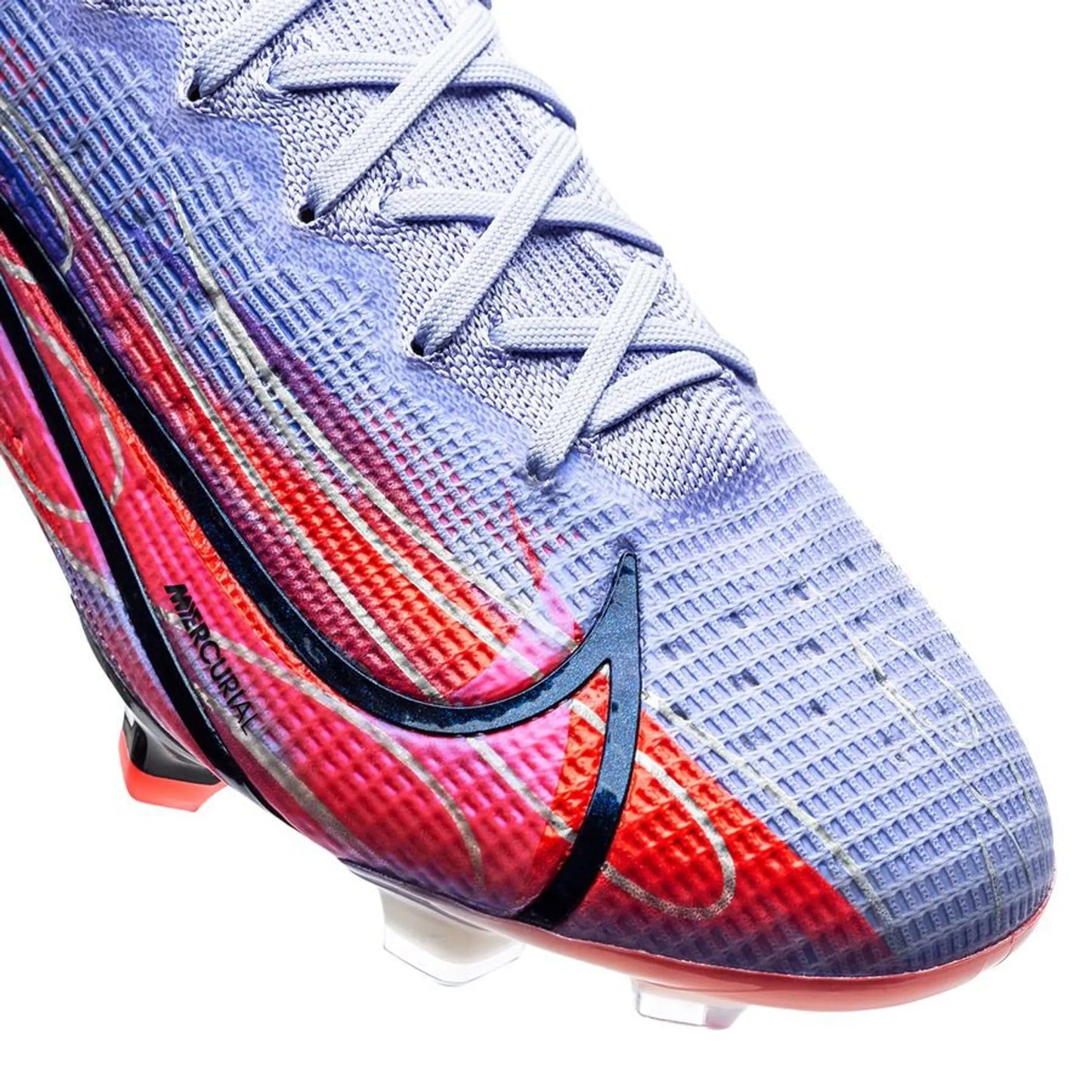 NIKE MERCURIAL SUPERFLY 8 ELITE FG KM FLAMES- Violet/Argente