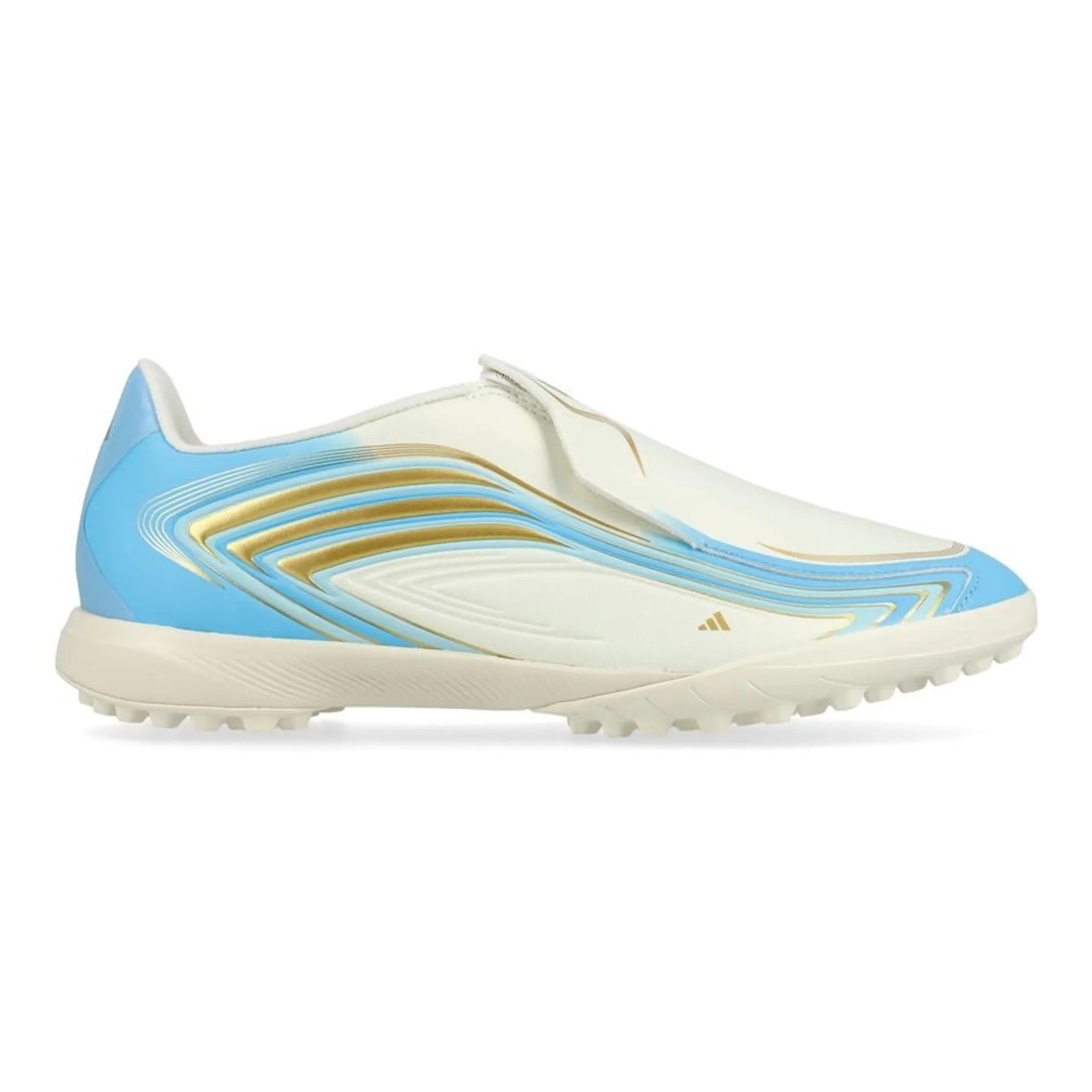 ADIDAS F50 Messi League Laceless TF El Ultimo Tango - Ivory/Semi Blue Burst/Icey Blue Kids edition