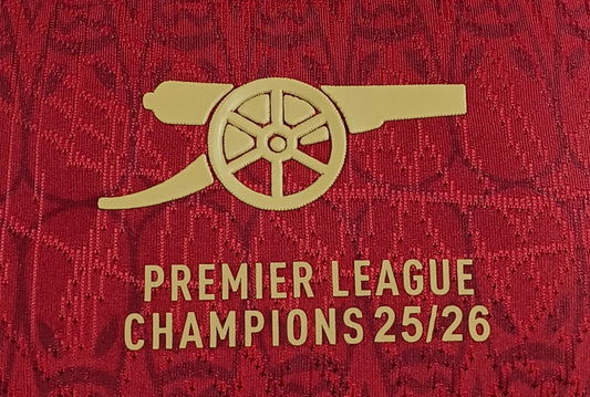 Arsenal Special Champions Edition kit Player Version Short Sleeves 2026-27
