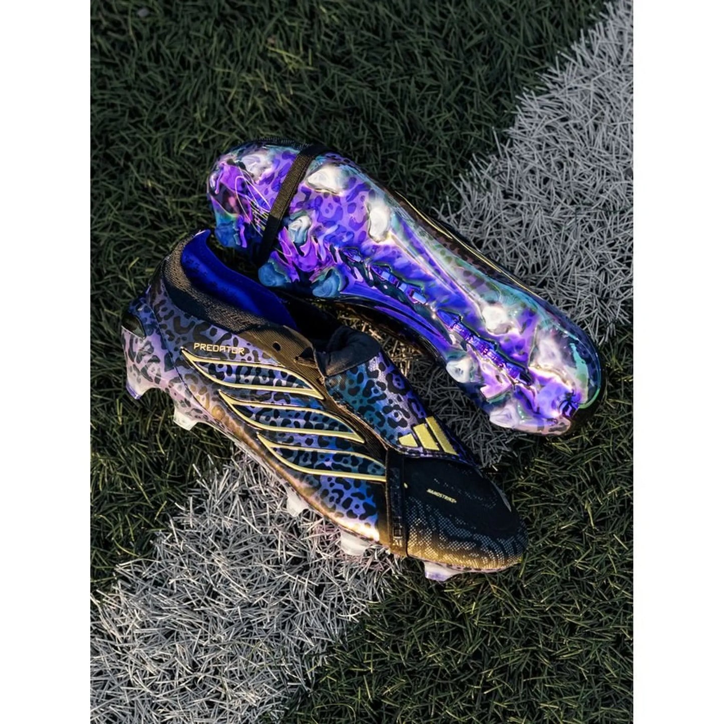 ADIDAS PREDATOR ELITE FOLD-OVER TONGUE ELITE FG Kaká - Core Black/Purple/Gold Metallic LIMITED EDITION