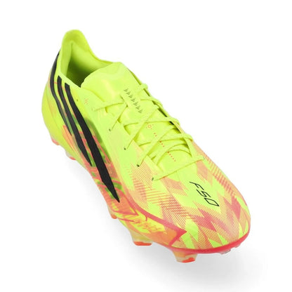 ADIDAS F50 Hyperfast Evo FG Too Light - Solar Yellow/Core Black/Solar Turquoise LIMITED EDITION