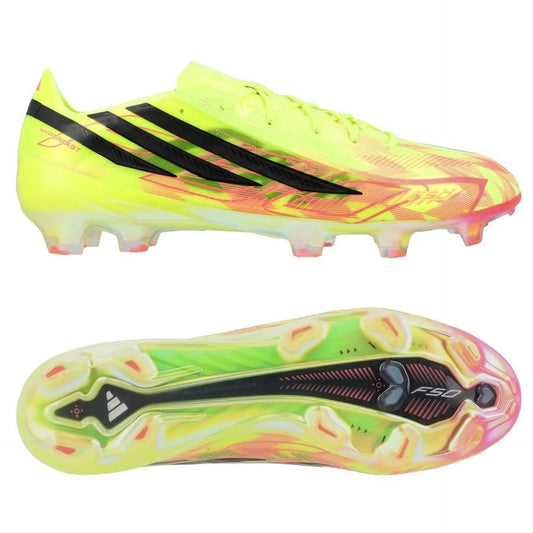 ADIDAS F50 Hyperfast Evo FG Too Light - Solar Yellow/Core Black/Solar Turquoise LIMITED EDITION