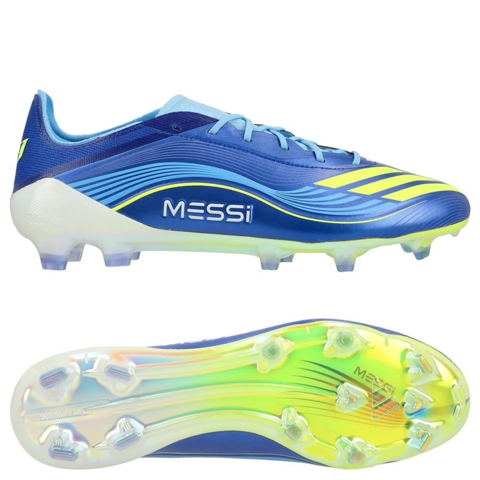 ADIDAS F50 Messi Elite FG VIS10N - Royal Blue/Solar Yellow/Semi Blue Burst