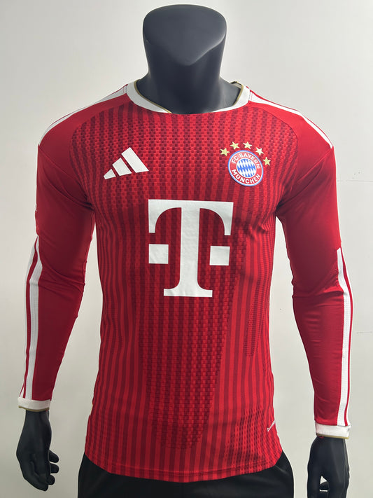 Fc Bayern Munich Home Kit Player Version Long Sleeves 2026-27
