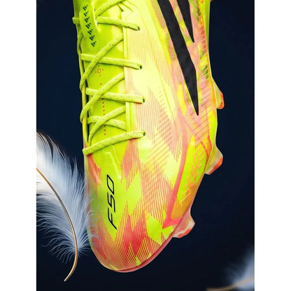 ADIDAS F50 Hyperfast Evo FG Too Light - Solar Yellow/Core Black/Solar Turquoise LIMITED EDITION