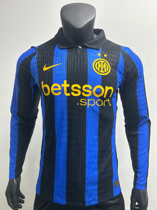 Inter Milan Home Kit Player Version Long Sleeves 2026-27
