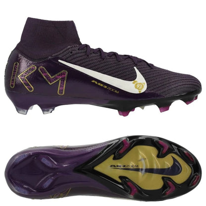 NIKE AIR ZOOM MERCURIAL SUPERFLY 10 ELITE FG MBAPPE Personal Edition - Grand Purple/Pale Ivory