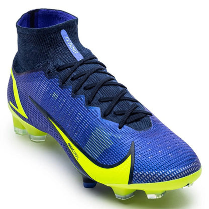 NIKE MERCURIAL SUPERFLY 8 ELITE FG RECHARGE- Sapphire/Volt/Blue Void