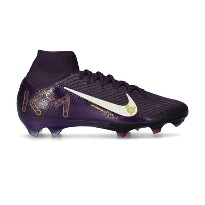 NIKE AIR ZOOM MERCURIAL SUPERFLY 10 ELITE FG MBAPPE Personal Edition - Grand Purple/Pale Ivory