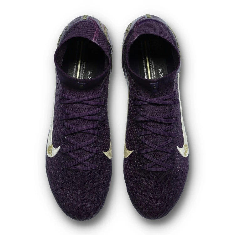 NIKE AIR ZOOM MERCURIAL SUPERFLY 10 ELITE FG MBAPPE Personal Edition - Grand Purple/Pale Ivory