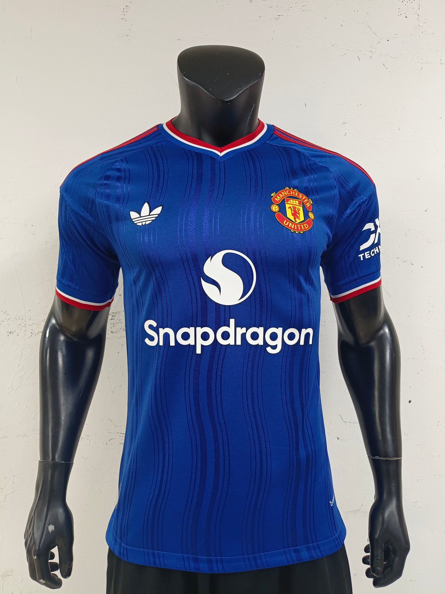 Man United Away Blue kit Player Version Short Sleeves 2026-27