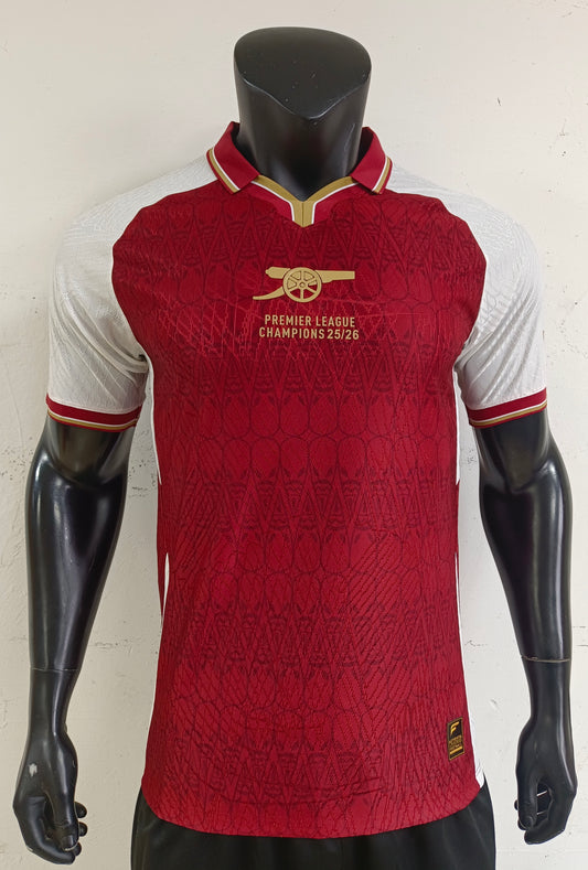 Arsenal Special Champions Edition kit Player Version Short Sleeves 2026-27