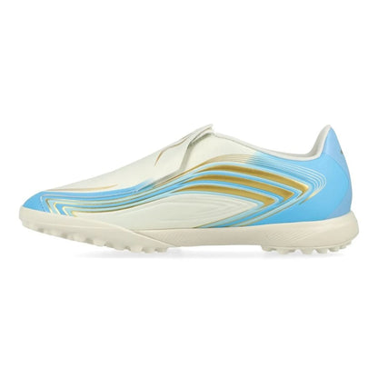 ADIDAS F50 Messi League Laceless TF El Ultimo Tango - Ivory/Semi Blue Burst/Icey Blue Kids edition