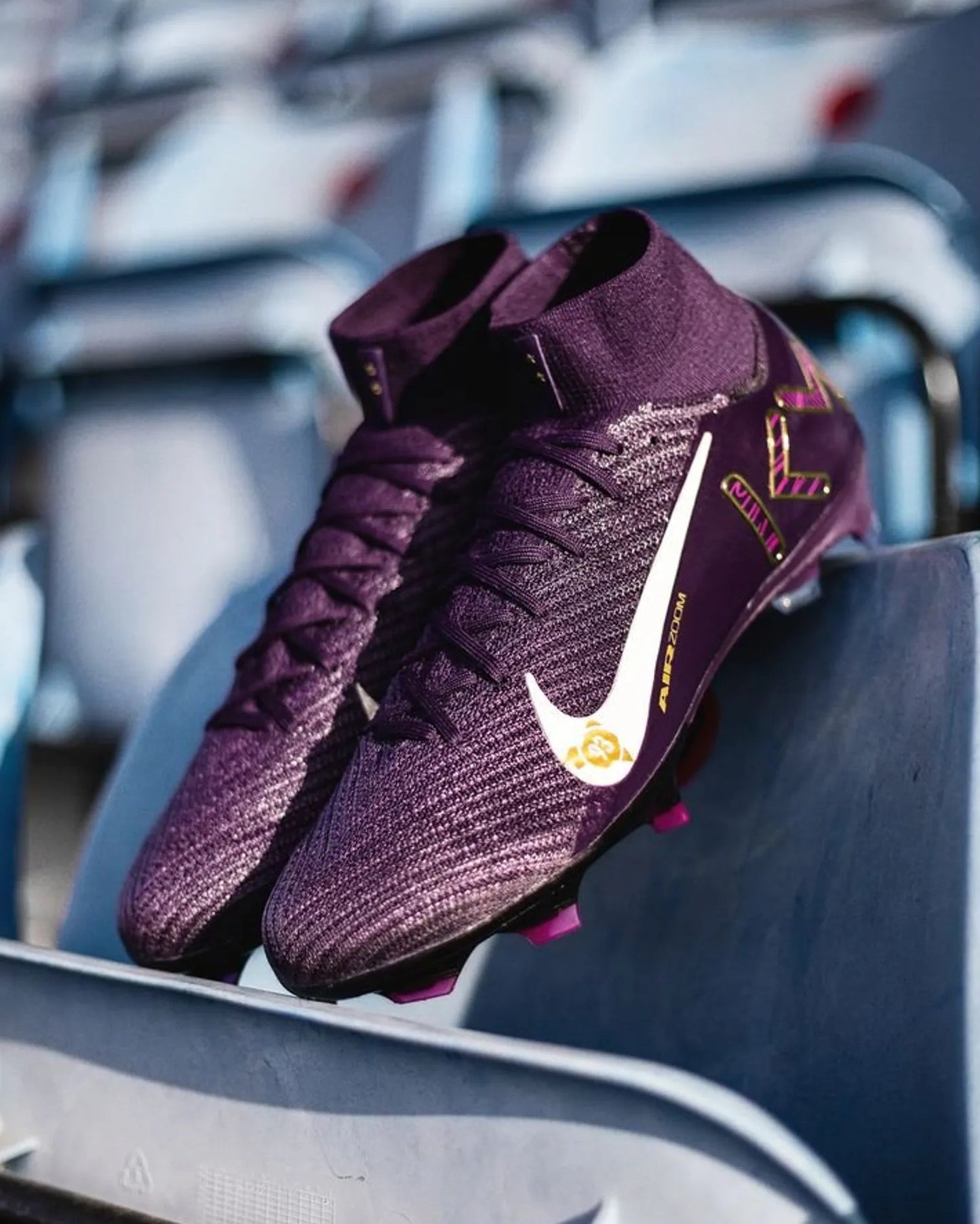 NIKE AIR ZOOM MERCURIAL SUPERFLY 10 ELITE FG MBAPPE Personal Edition - Grand Purple/Pale Ivory