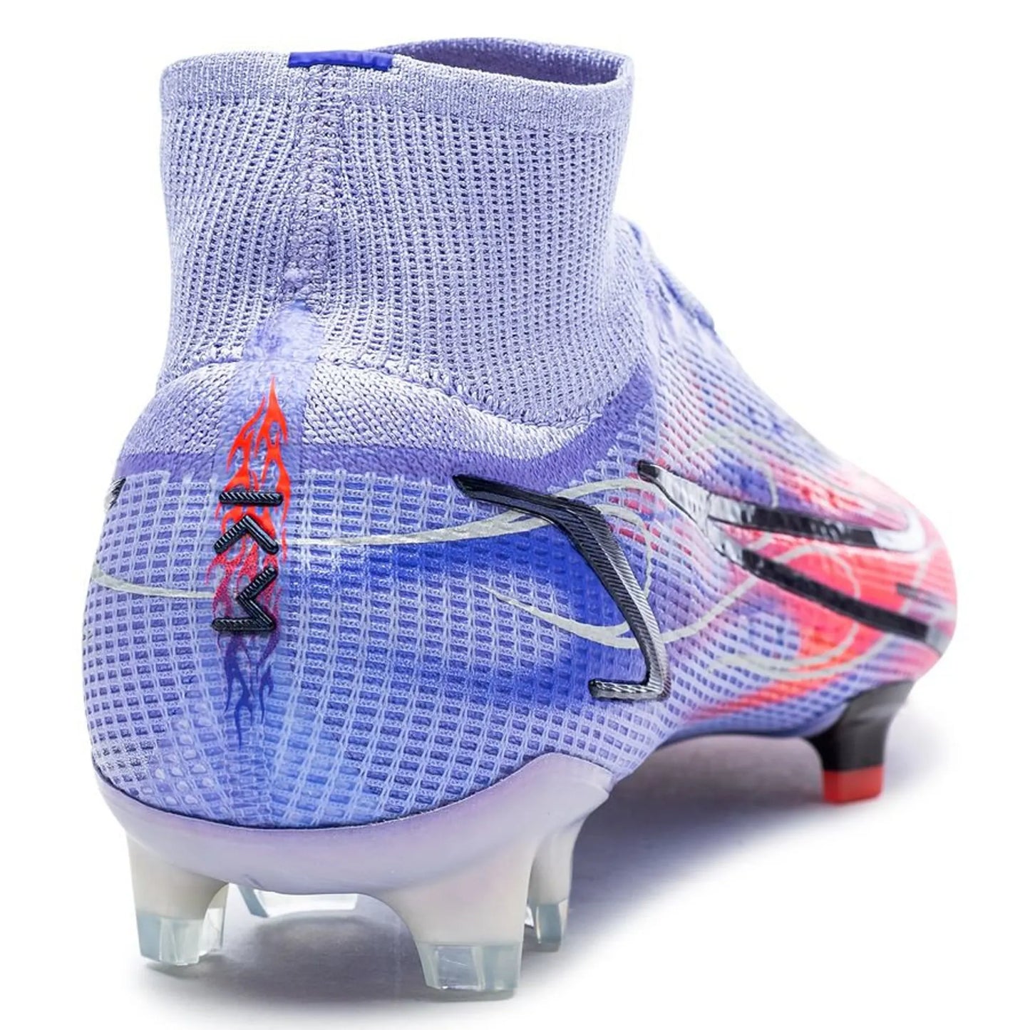 NIKE MERCURIAL SUPERFLY 8 ELITE FG KM FLAMES- Violet/Argente